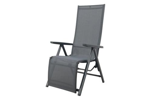 Kettler Cirrus relaxstoel XL Antraciet, Tuin en Terras, Tuinstoelen, Nieuw, Overige materialen, Verzenden