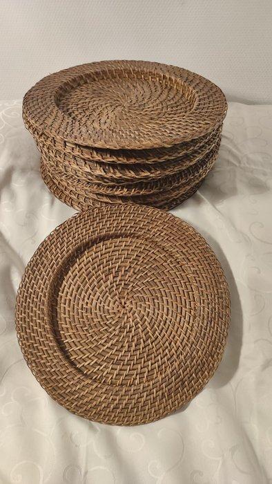 Onderbord (9) - Bamboe, Rattan, canthook, wilg, stro -, Antiek en Kunst, Antiek | Meubels | Tafels