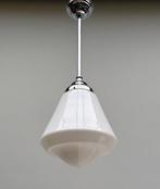 Plafondlamp - Opaline glas - XL Art Deco Hanglamp