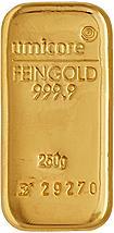 250 gram goudbaar Umicore, Postzegels en Munten, Edelmetalen en Baren, Goud, Verzenden