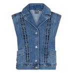 -20% Indian Blue  Indian Blue Meisjes denim gilet embroidery, Kinderen en Baby's, Verzenden, Nieuw