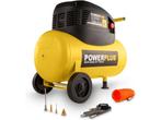 Powerplus Compressor POWX1730 - Luchtcompressor - 1100W - 8, Verzenden, Zo goed als nieuw