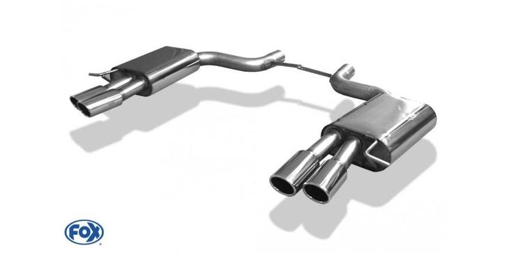 FOX Audi S8 - 4E einddemper rechts/links - 2x88x74 type 32 r, Auto-onderdelen, Uitlaatsystemen, Nieuw, Verzenden