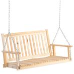 Tuinschommel Voor 2 Personen, Schommelbank Van Massief Hout,, Tuin en Terras, Verzenden, Nieuw