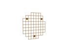 *TIP*  Italiaans design Wire Mesh display 900 x 900 mm Goud