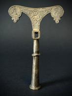 Uniek Koptisch handvat van een processiestaf - Legering,, Antiek en Kunst