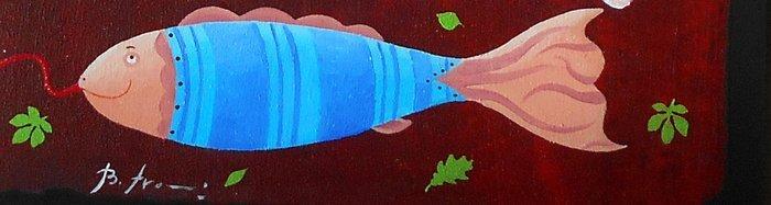 Beppe Francesconi - Il piccolo Tobia., Antiek en Kunst, Kunst | Schilderijen | Modern