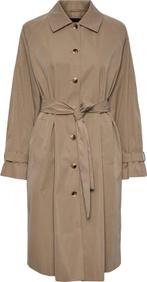 PIECES Maat M PCBELLEN TRENCHCOAT Dames Trenchcoat, Kleding | Dames, Jassen | Winter, Verzenden, Nieuw