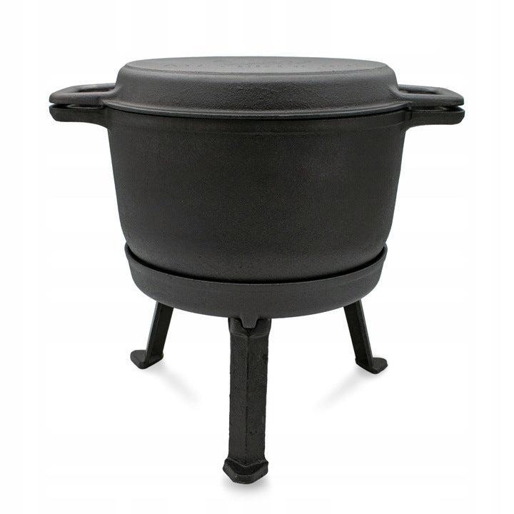 Meyerhoff 2-in-1 Outdoor Dutch Oven 8L – Gietijzeren Ketel, Caravans en Kamperen, Kampeeraccessoires, Ophalen of Verzenden