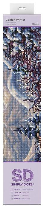 Diamond Dotz Golden Winter - Diamond Painting Kit - +/- 52 x, Ophalen of Verzenden, Nieuw