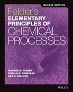 Felders Elementary Principles of Chemical Proc 9781118092392, Verzenden, Zo goed als nieuw
