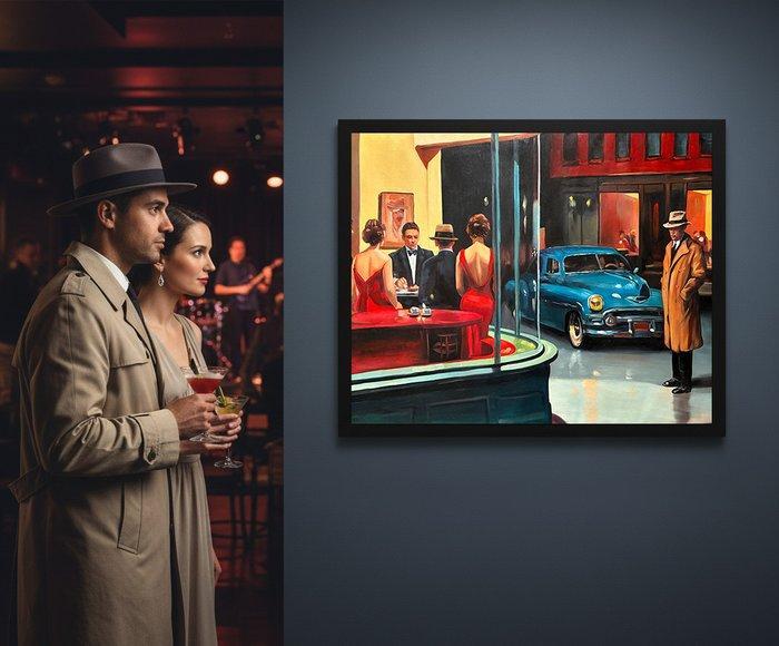 Le Yack - The Last Conversation - Handmade! - unique work, Antiek en Kunst, Kunst | Schilderijen | Modern