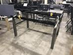Duo bureau zit sta Blankstaal, Verzenden, Nieuw in verpakking, Bureau