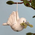 Wolvilt Vogel - Vredesduif met Olijftakje - Creme&Groen&Zilv, Ophalen of Verzenden, Nieuw