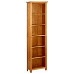 vidaXL Boekenkast met 6 schappen 52x22x180 cm massief, Huis en Inrichting, Verzenden, Nieuw, 50 tot 100 cm, Minder dan 25 cm