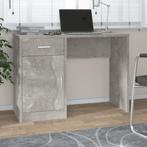 vidaXL Bureau met kast en lade 100x40x73 cm bewerkt hout, Huis en Inrichting, Bureaus, Verzenden, Nieuw