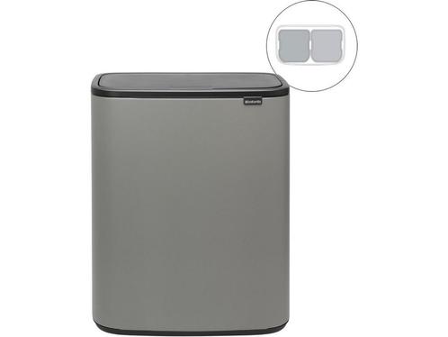 Brabantia Bo Touch Bin - Prullenbak - 2 x 30 liter -, Huis en Inrichting, Woonaccessoires | Overige, Zo goed als nieuw, Verzenden