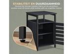 ODADDY® Nachtkastje industrieel - bijzettafel - nachtkastje, Verzenden, Nieuw