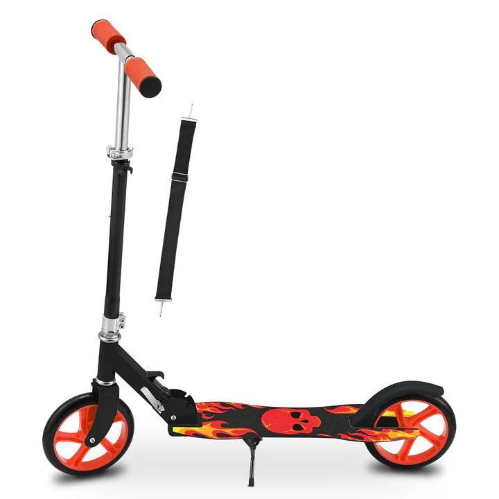 Inklapbare Step / Scooter - Fire - XXL Wielen, Fietsen en Brommers, Steps, Nieuw, Verzenden