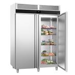 GGM Gastro | RVS koelkast PREMIUM - GN 2/1 - | KF1400ND-EF, Witgoed en Apparatuur, Koelkasten en IJskasten, Verzenden, Nieuw, 140 tot 160 cm