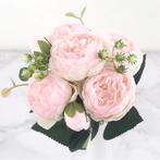 Kunst Boeket - Zijden Rozen Roos Bloemen Luxe Boeketten, Huis en Inrichting, Woonaccessoires | Kunstplanten en Kunstbloemen, Verzenden