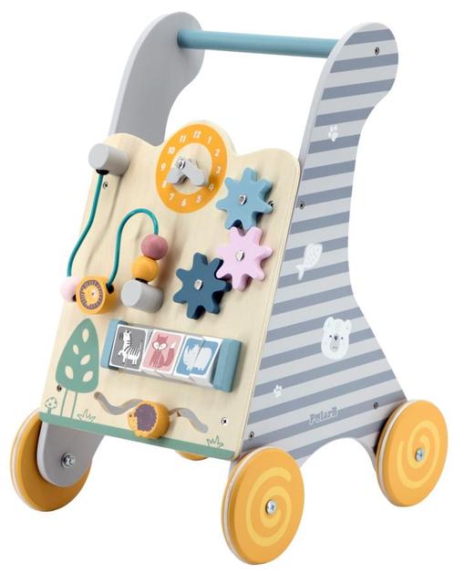 PolarB Activity Walker Houten Loopwagen 44028, Kinderen en Baby's, Speelgoed | Buiten | Voertuigen en Loopfietsen, Nieuw, Verzenden