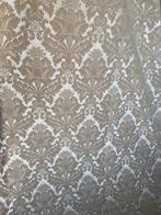 san Leucio - prachtige beige parelmoer damaststof -