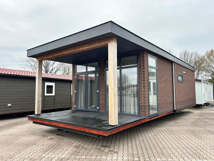 Chalet Comfort Lodge 1 Slk voorzien van warmte panelen, Caravans en Kamperen, Stacaravans, tot en met 2