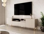 TV-Meubel cashmere beige 180x45x55 gouden pootjes, Huis en Inrichting, Overige materialen, Verzenden, 150 tot 200 cm, Nieuw
