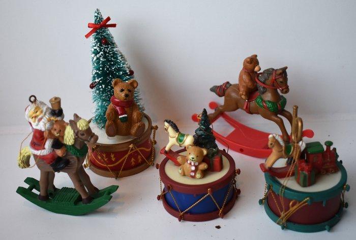 Decoratief ornament (21) - kerstdecoratie, kersthangers met, Antiek en Kunst, Antiek | Speelgoed