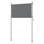 [pro.tec] Rolgordijn voor buiten Cimarra 200x270 cm donkergr, Verzenden, Nieuw