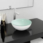 vidaXL Wasbak 30x12 cm gehard glas wit, Verzenden, Nieuw