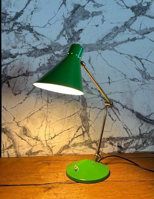Tafellamp - Bakeliet, Messing, Metaal - Tafel lamp uit de, Antiek en Kunst, Antiek | Lampen