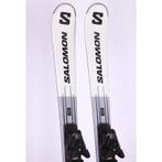 130 skis SALOMON E S/MAX 4, grip walk, white/blue + Salomon, Verzenden, Gebruikt, Salomon