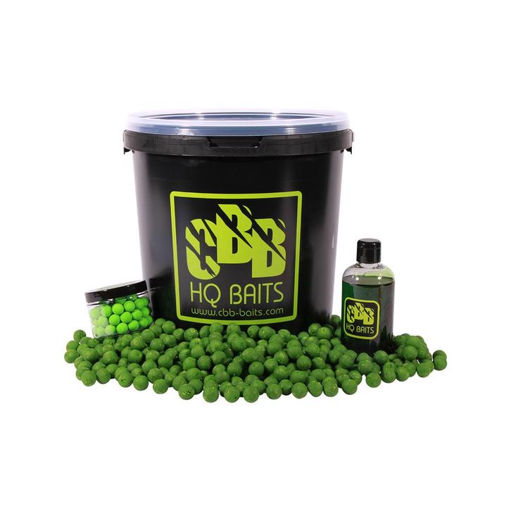CBB Pistachio ‘Ready To Fish’ 14mm Boilie Bucket, Watersport en Boten, Hengelsport | Algemeen, Nieuw, Verzenden
