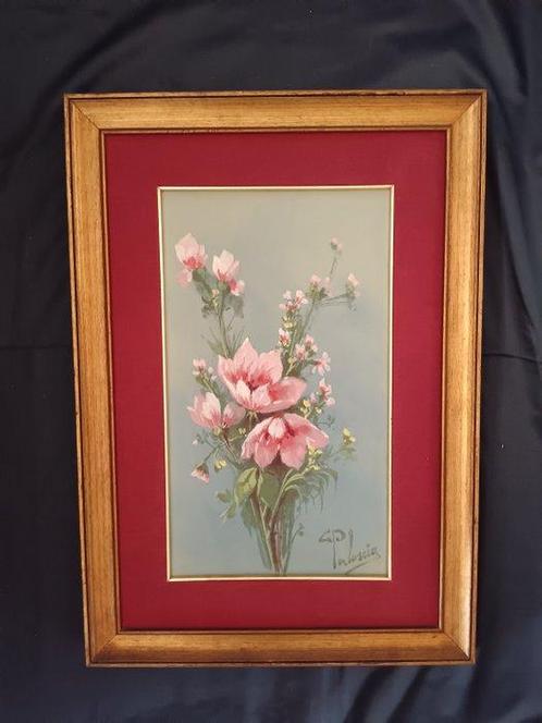 Gaetano Paloscia (1871-1942) - Fiori, Antiek en Kunst, Kunst | Schilderijen | Klassiek