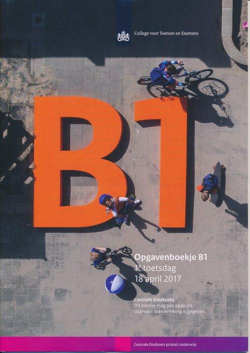 Centrale Eindtoets opgavenboekje B1 2017, Boeken, Schoolboeken, Nieuw, Verzenden