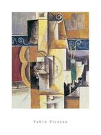 Kunstdruk Pablo Picasso - Violin and Guitar 60x80cm, Verzenden, Nieuw