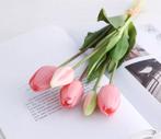 Actie tulp tulpen bundel, luxe siliconen real touch kleur, Huis en Inrichting, Woonaccessoires | Kunstplanten en Kunstbloemen