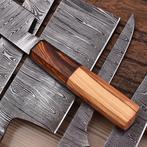 Keukenmes - Chefs knife - hout, olijfhout en gevouwen staal