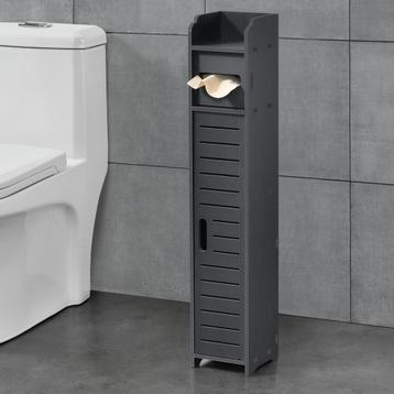 Toiletrol houder Leoben HKC toiletkast 80x15x15 cm donkergri