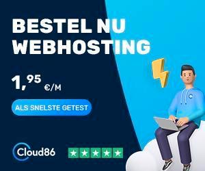 Nú 60% KORTING op supersnelle webhosting van Cloud86, Diensten en Vakmensen, Webdesigners en Hosting, Webhosting