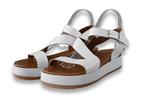 Nelson Sandalen in maat 39 Wit | 10% extra korting, Verzenden, Wit, Sandalen of Muiltjes, Zo goed als nieuw