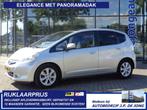 Honda Jazz Hybrid 1.4 I-vtec Elegance 102pk AUTOMAAT Panodak, Auto's, Honda, Dealer onderhouden, Stof, Gebruikt, Met garantie (alle)