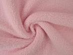 10 meter teddy bont - Baby Roze - Bouclé stoffen, 120 cm of meer, Ophalen of Verzenden, Roze, Polyester
