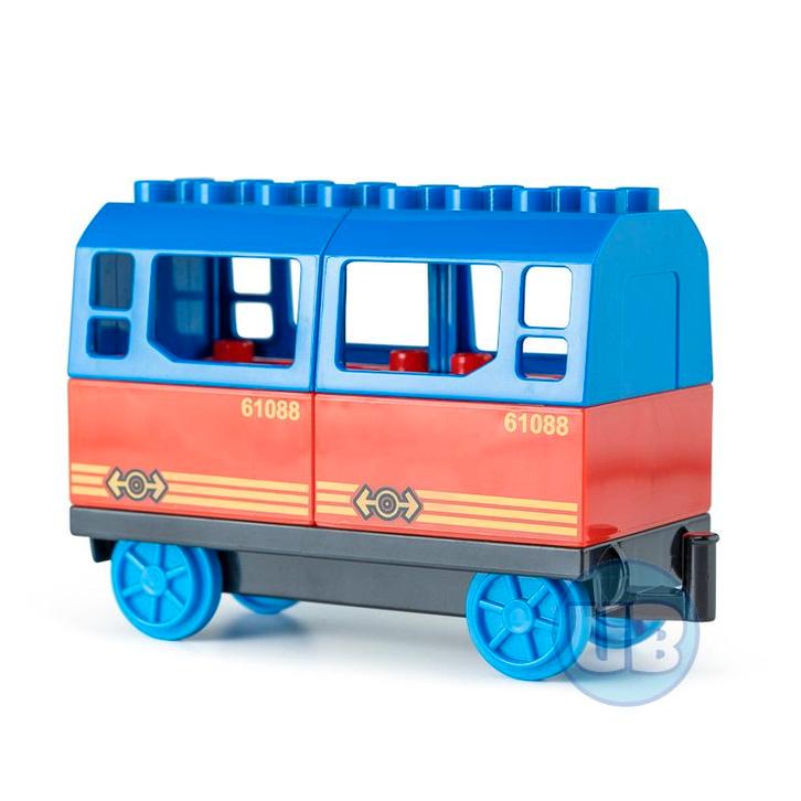 Wagon rood aansluitend op bestaande treinen, Kinderen en Baby's, Speelgoed | Bouwstenen, Nieuw, Verzenden