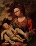Franse school (XVIII) - Madonna col Bambno