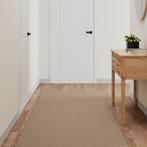 vidaXL Tapijtloper 80x150 cm sisal-look zandkleurig, Huis en Inrichting, Stoffering | Tapijten en Kleden, Verzenden, Nieuw, Bruin