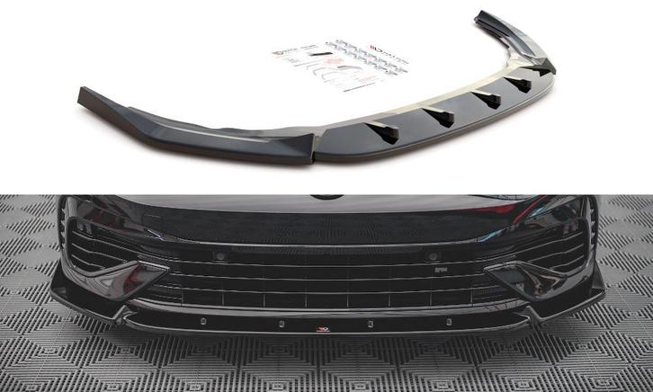 Bumper spoiler Front Splitter V.2 voor Volkswagen Golf 8 R, Auto-onderdelen, Carrosserie en Plaatwerk, Voor, Bumper, Nieuw, Volkswagen