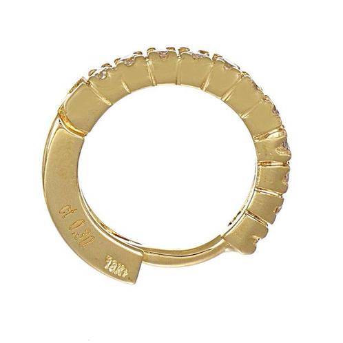 Oorbellen - 18 karaat Geel goud - 0.30ct. tw. Diamant, Sieraden, Tassen en Uiterlijk, Oorbellen